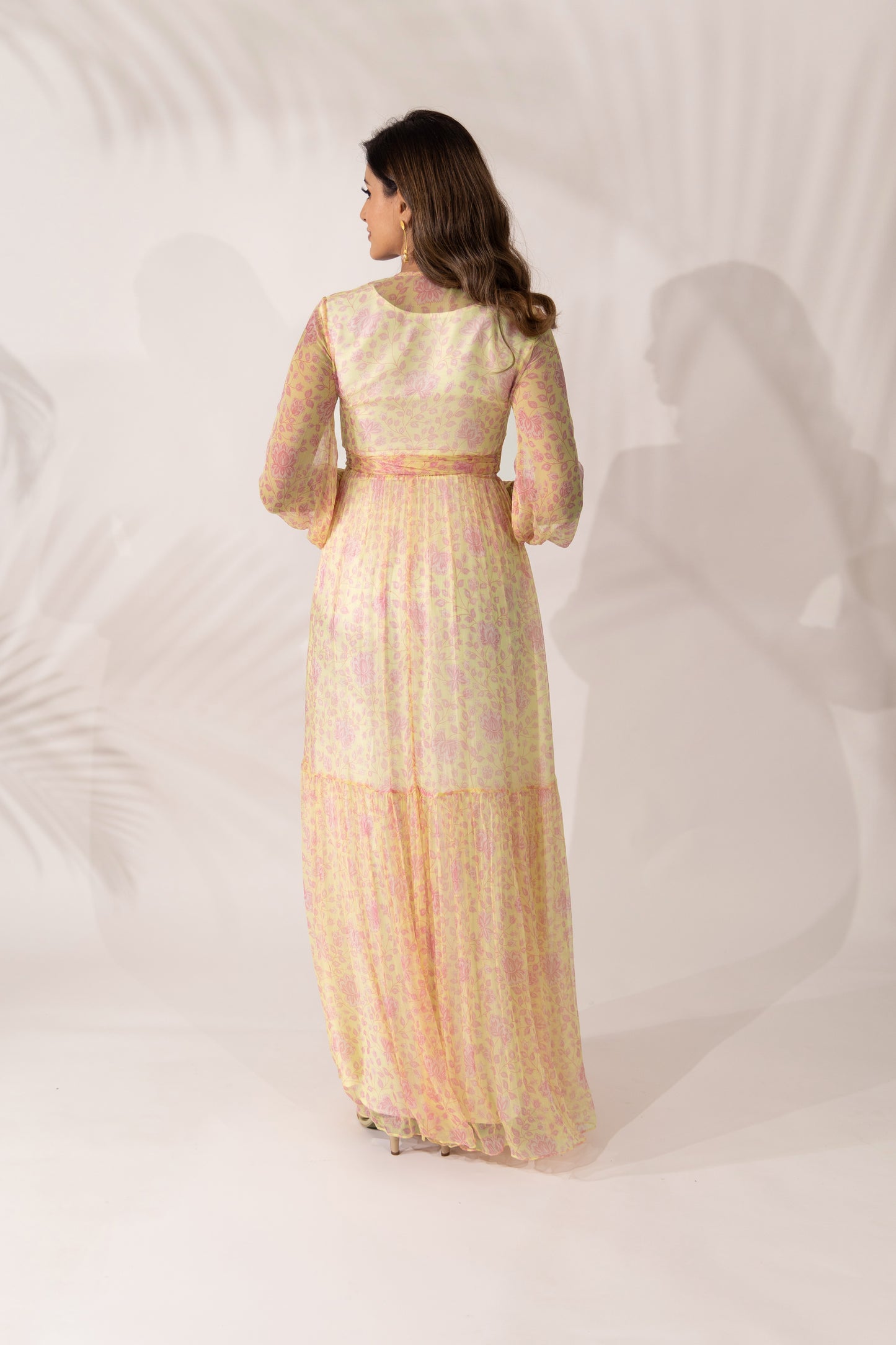 Daffodil Wrap-Around Maxi Dress