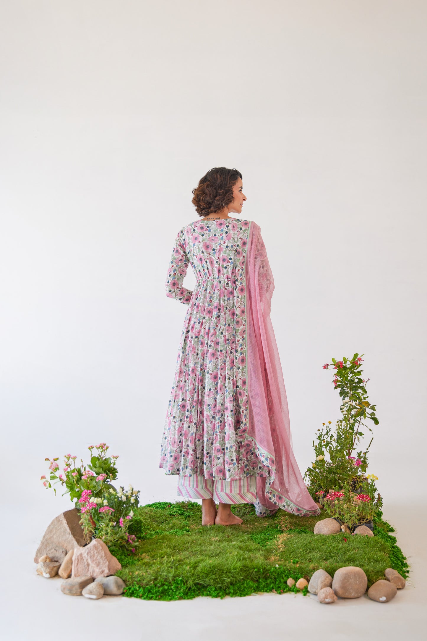 Sakura Anarkali Set