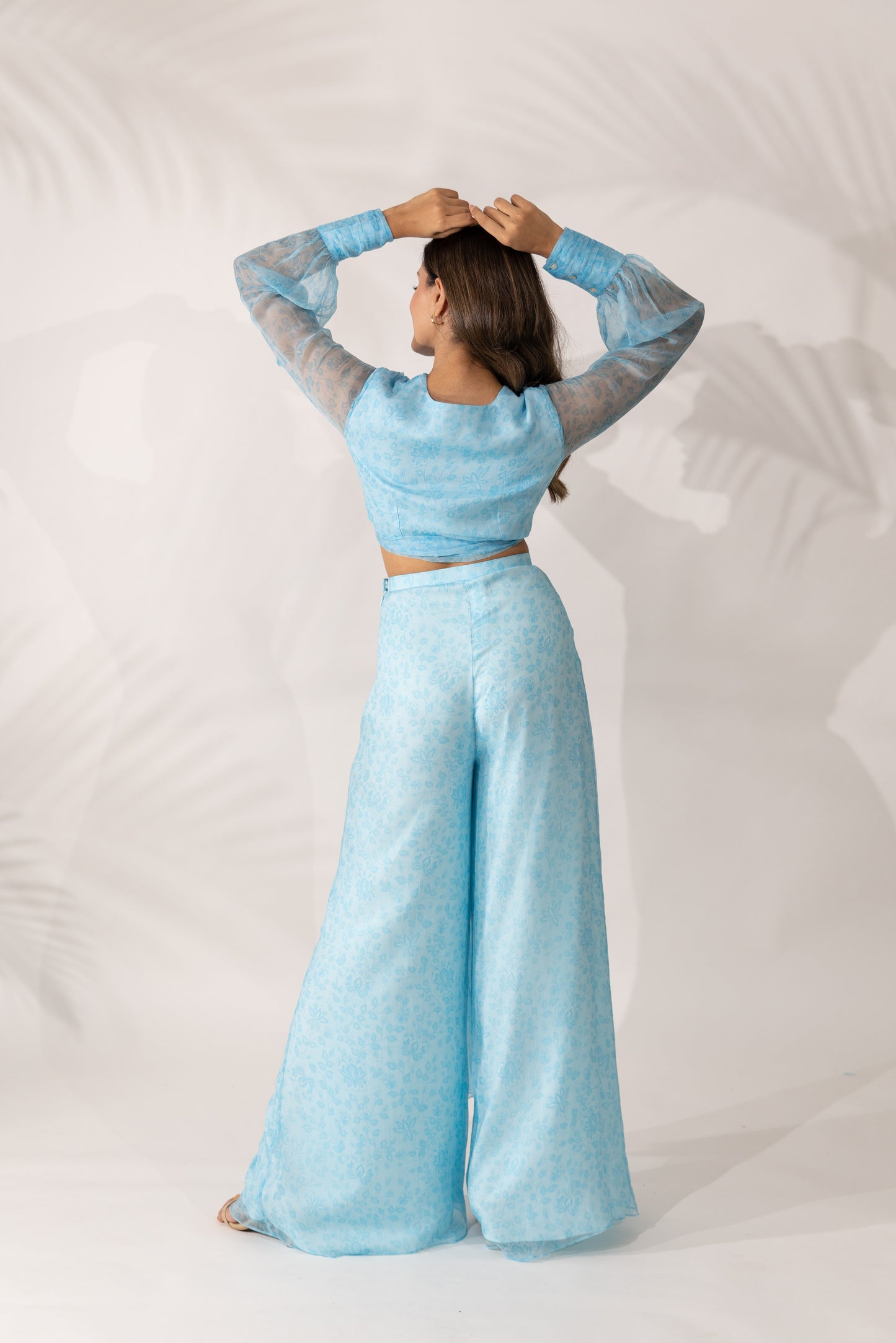 Himalayan Poppy Co-Ord with Wrap Crop Top