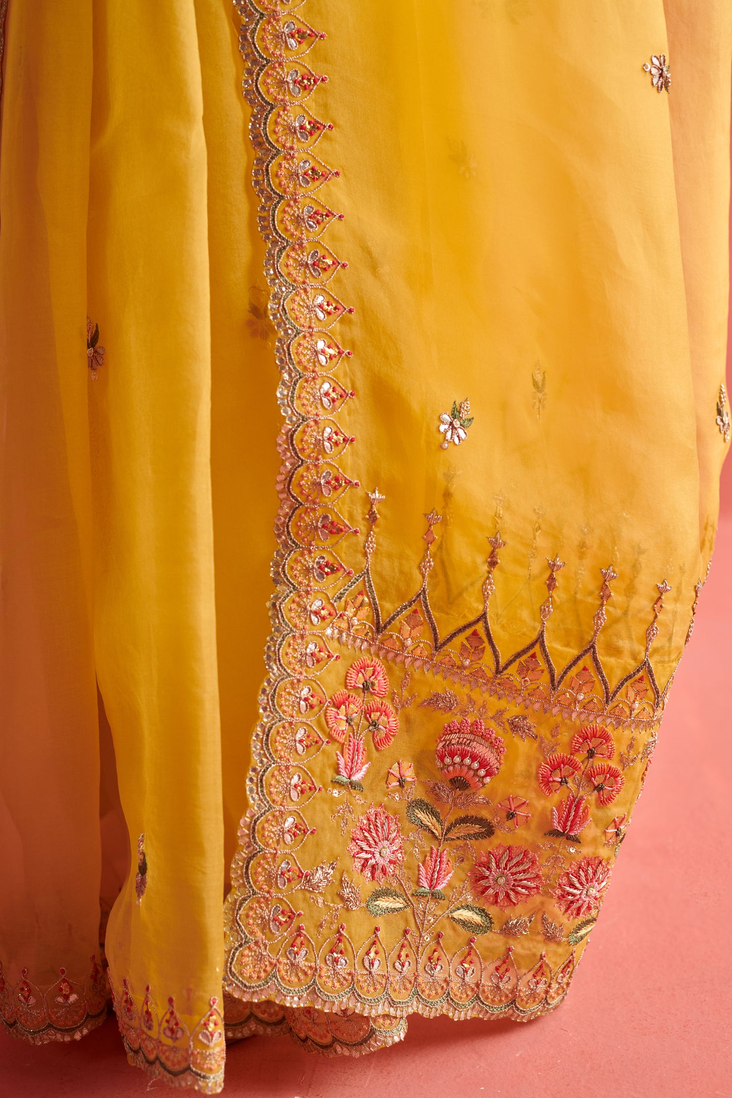 Yellow Saree Set