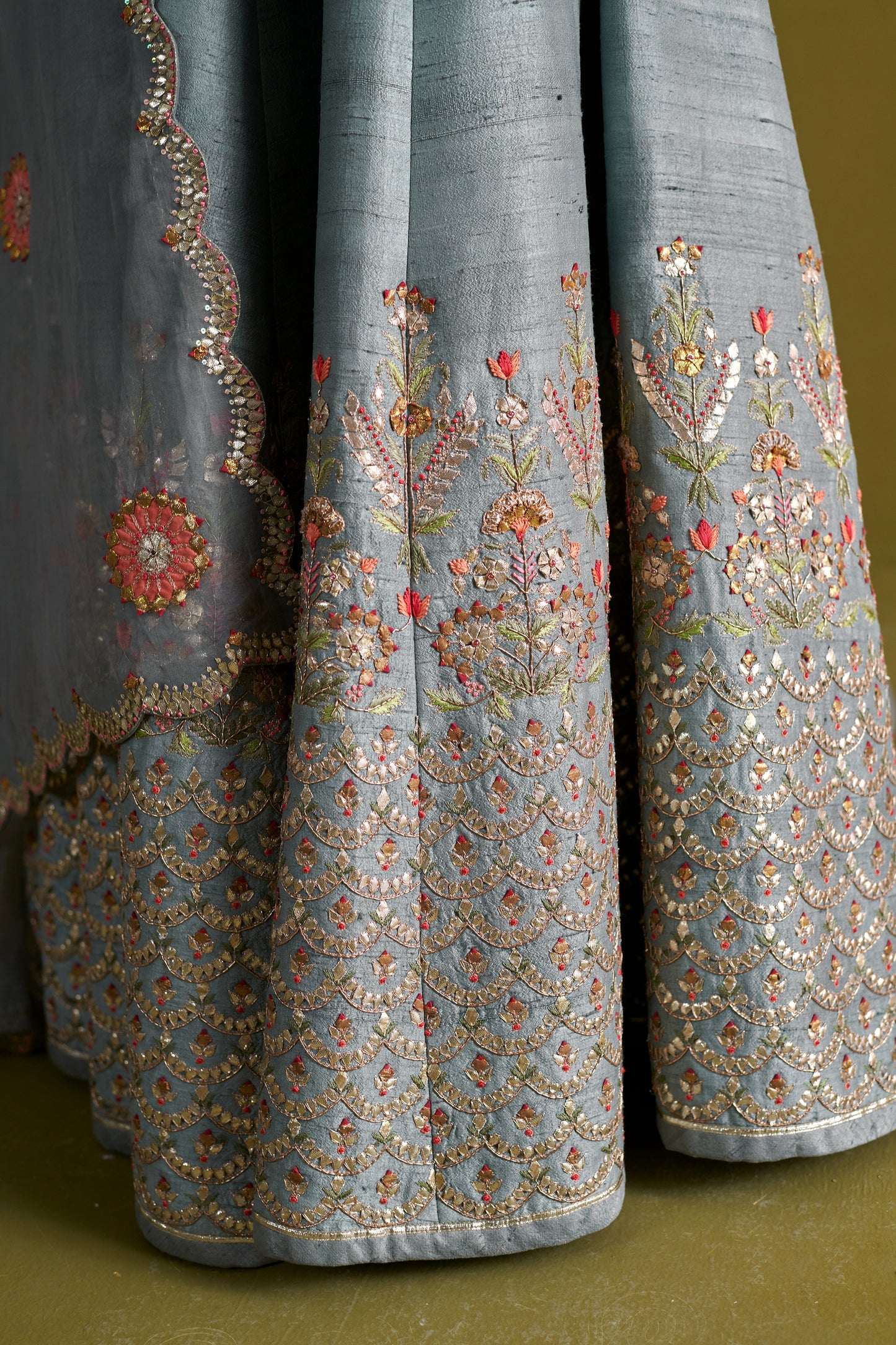 Marine Blue lehenga set