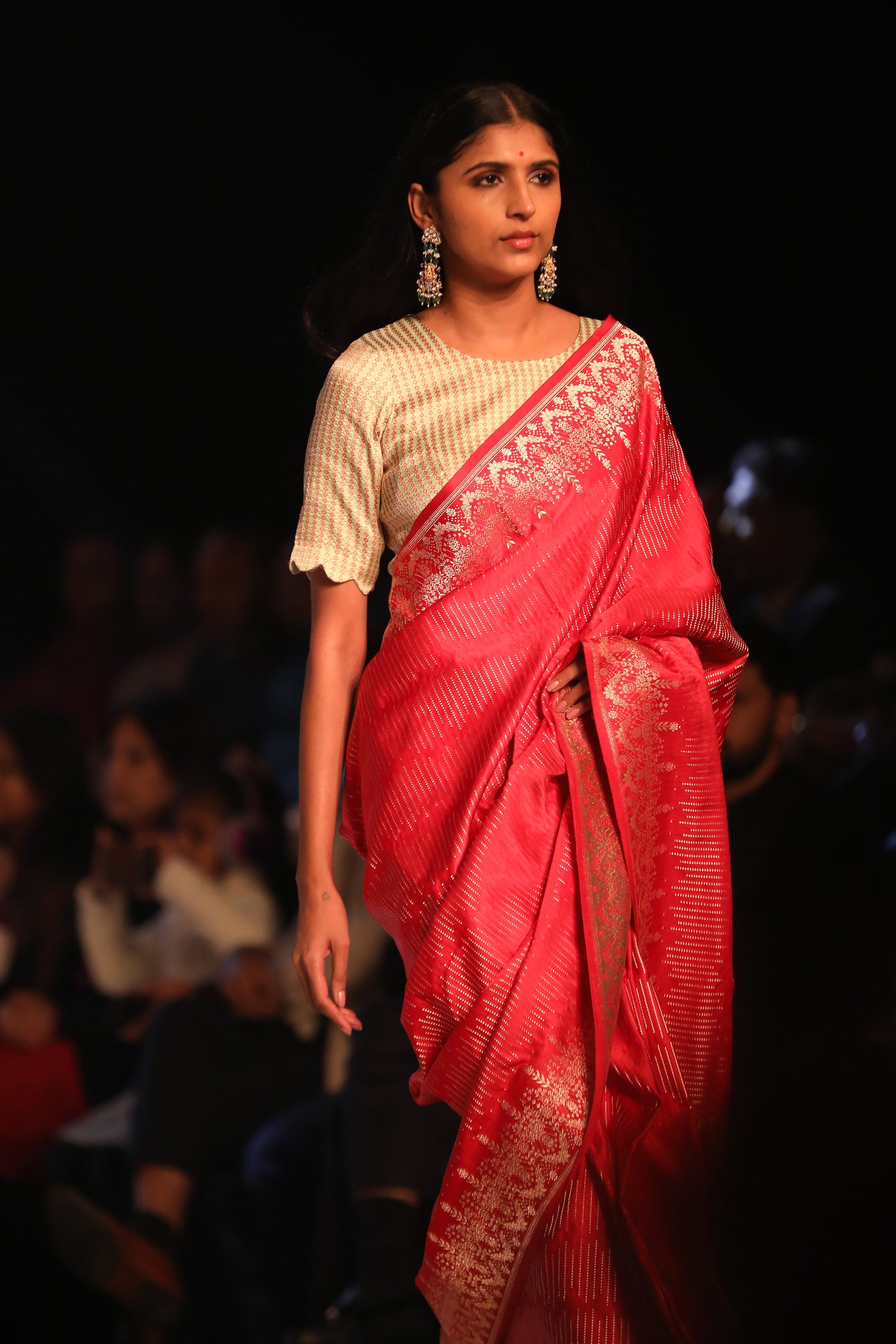 Regal Red Saree