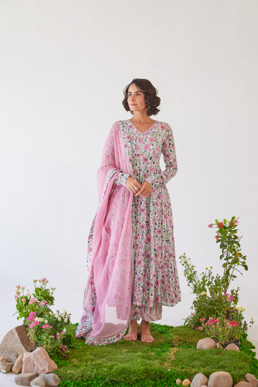 Sakura  Anarkali Set